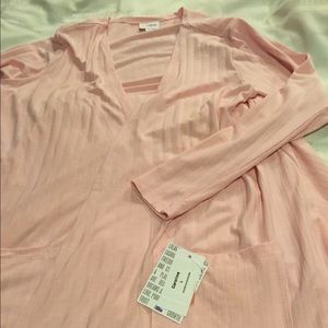 Lularoe Caroline large pink cardigan